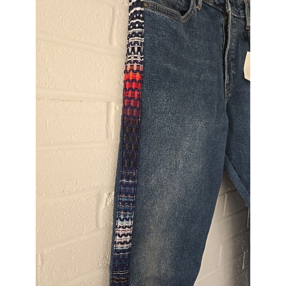 Levi's & Anthropologie Skinny Jeans West Coast French Fabric Sides S.31 NWT $198 - Picture 7 of 12